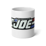 White Jumbo Joe Mug, 20oz with GC JOE HERO logo