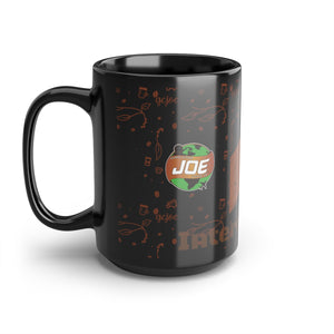 Black GC Joe International Epaulet Coffee or Tea Mug, 15oz Standard