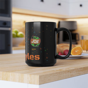 Black GC Joe Lifestyles V2 Epaulet Coffee or Tea Mug, 15oz Buy Women Owned Version
