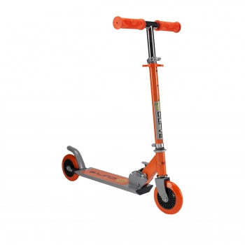 Curve Light Up Wheels Folding Scooter in Orange