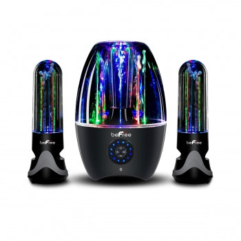 BeFree Sound 2.1 Channel Wireless Multimedia LED Dancing Water Bluetooth Sound System