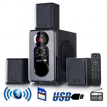 beFree Sound 3.1 Channel Surround Sound Bluetooth Speaker System
