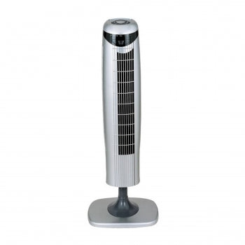 Optimus 35 in. Pedestal Tower Fan with Remote Control & LED