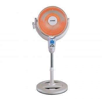 Optimus 14" Oscillating Pedestal Digital Dish Heater with Remote