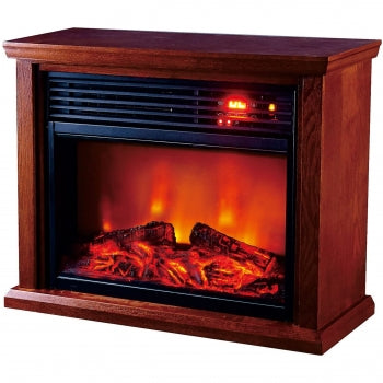 Optimus Fireplace Infrared Heater With Remote, LED Display