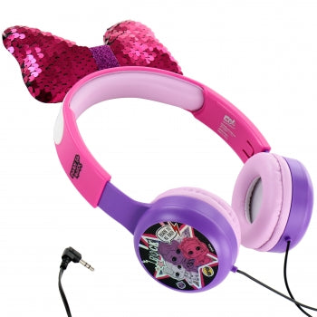 L.O.L. Surprise! Kid-Safe Diva Headphones in Pink and Blue