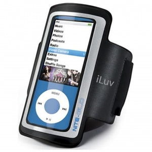 iLuv ICC213 Armband Case with Reflector for iPod Nano 5th Generation - Black