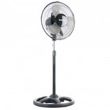 Impress Mighty Mite 10 Inch 3 Speed High Velocity Standing Fan in Black