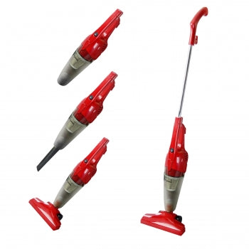 Impress GoVac 2-in-1 Upright-Handheld Vacuum Cleaner- Red