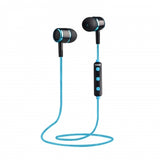 Naxa NE-950 Bluetooth Isolation Earphones with Microphone & Remote - Blue/Black