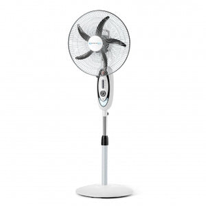 Tech Pro16 Inch Rechargeable Freestanding Fan with LED Night light and Powerbank