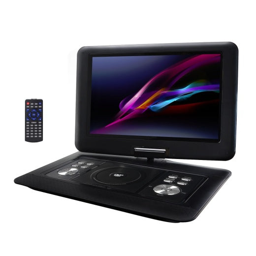 Refurbished Trexonic 13.3 Inch Portable TV+DVD Player with Color TFT LED Screen and USB/HD/AV Inputs
