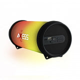 Axess HIFI Bluetooth Media Speaker with Colorful RGB Lights in Black