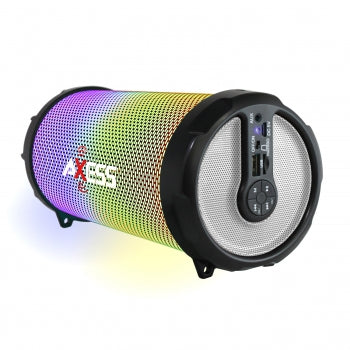 Axess LED Bluetooth Media Speaker In Silver