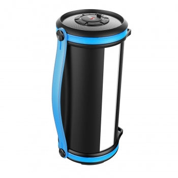 Bluetooth Media Speaker with LED and RGB Lights - Blue