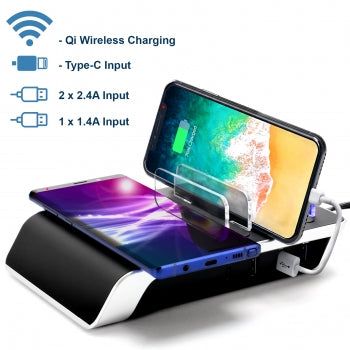 Trexonic Wireless Charger with Fast Charging Dock and Wireless Charging Station