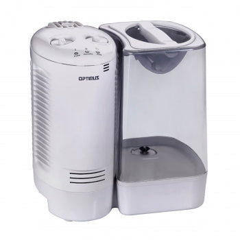 Optimus 3.0 Gallon Warm Mist Humidifier with Wicking Vapor System in White