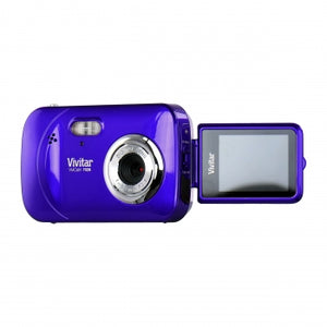 Vivitar ViviCam 7028 iTwist 7.1 Mega Pixel Digital Camera with 1.8 Inch Swivel Display in Grape